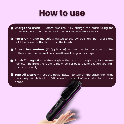 REVIE Portable Hair Brush Pro